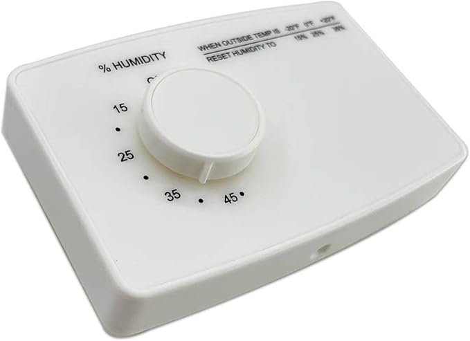 4655 Manual Digital Humidifier Replacement 24V AC Control Switch White - Image 8