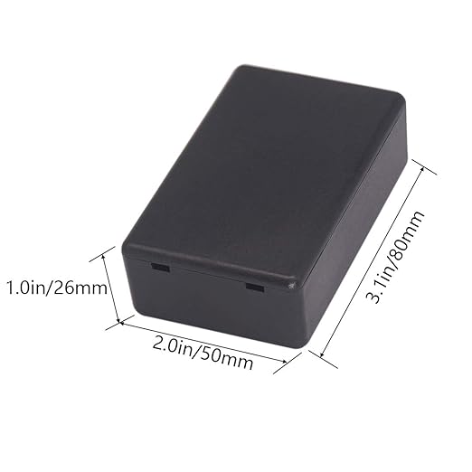 Zulkit 5Pcs Project Boxes ABS Plastic Electrical Project Case Power Junction - Image 2