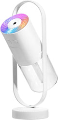 Portable Mini Humidifier, Compact 360° Rotating Cool Mist Air Humidifier by Wisoqu