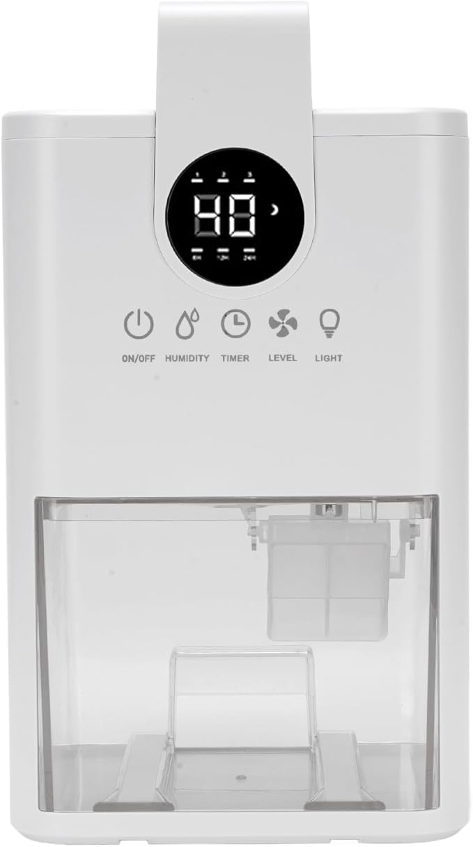 Small Dehumidifier, 1L Water Tank Portable Dehumidifier by oreilet