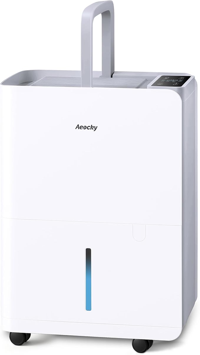 3500 Sq.Ft Basement Dehumidifier, AEOCKY Max 50 Pint/D Drain Hose Dehumidifier by AeockyDirect