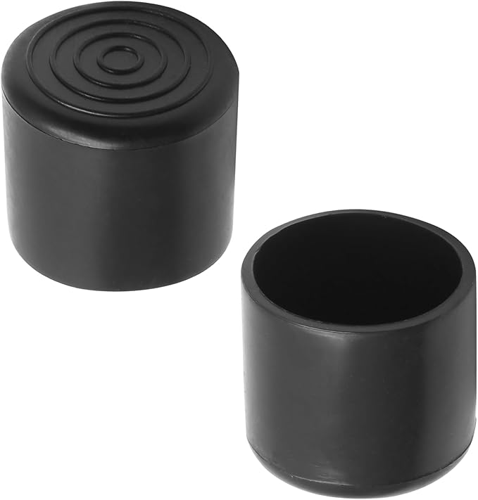 40 Pcs Round Rubber Furniture Leg Caps, 7/8" Vinyl Flexible Chair Leg Floor - Image 3