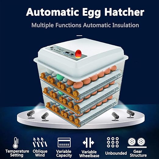 JAEDO Automatic Egg Incubator 150~180 Egg Incubator Digital Automatic Hatcher - Image 4