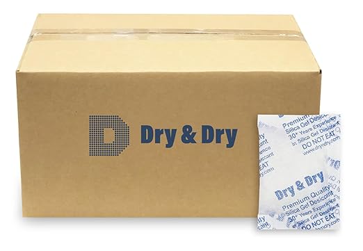 Dry & Dry 20 Gram Silica Gel Packets Desiccants, Silica Packets by DryDry