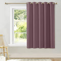 NICETOWN Bedroom Window Blackout Curtain Panel, Dry Rose, 1 Panel, 70 x 63 inch by NICETOWN
