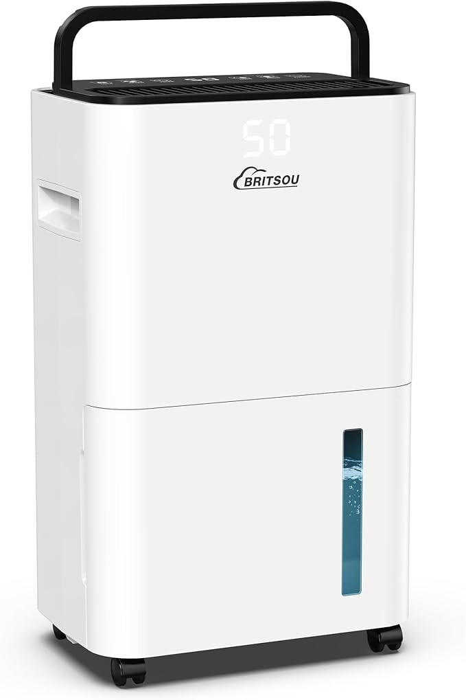 BRITSOU 34 Pint Dehumidifier for Basement by BritsouHomeDehumidifier