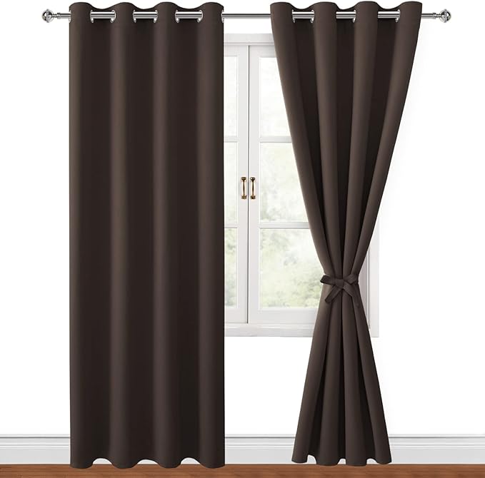 Hiasan Blackout Curtains for Bedroom, 52 x 84 Inches Long - Image 6