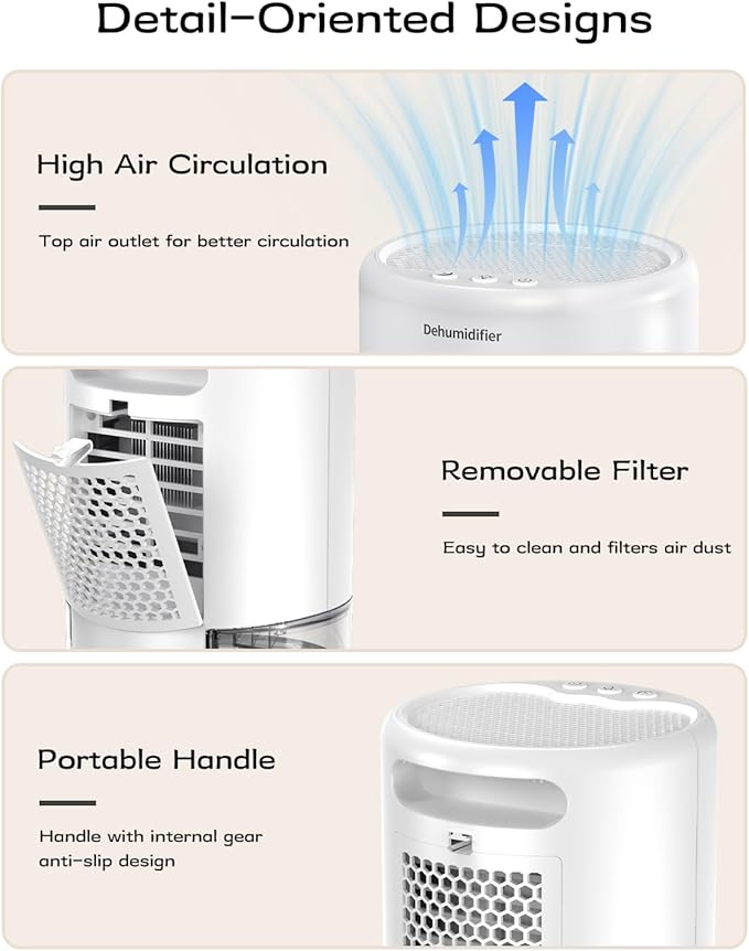 Dehumidifier, 35 oz Small Dehumidifiers - Image 4