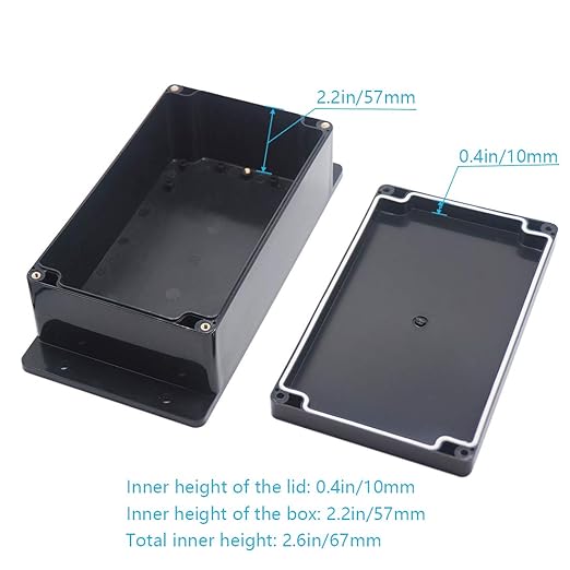 Zulkit Junction Box ABS Plastic Dustproof Waterproof IP65 Universal Electrical - Image 6