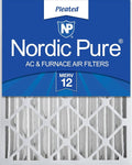 Nordic Pure 16x24x4 Pleated MERV 12 Air Filter 1 Pack by NordicPure