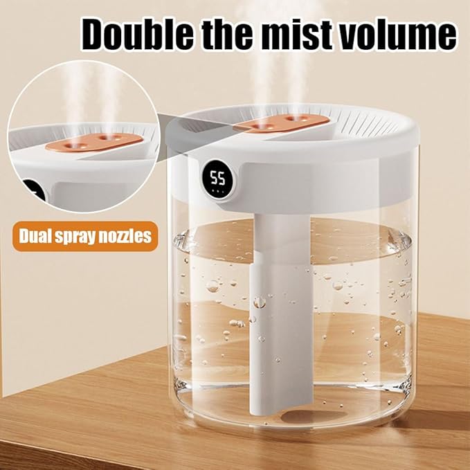 Smart Humidifier, Double Nozzle Cool Mist Humidifier - Image 4