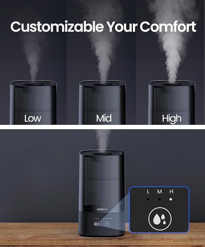 4.5L Humidifiers for Bedroom, Humidifiers for Home Large Room, Cool Mist - Image 5