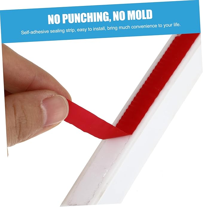2m Shower Accessories for Bathroom Silicone Water Retaining Strip Sealing Strip - Image 6