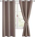 Hiasan Blackout Curtains for Bedroom, 42 x 63 Inches Length by Hiasan