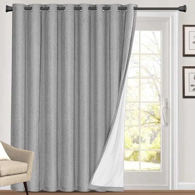 PrinceDeco Blackout Curtains for Living Room 100 Percent Blackout Curtains for by PrinceDeco