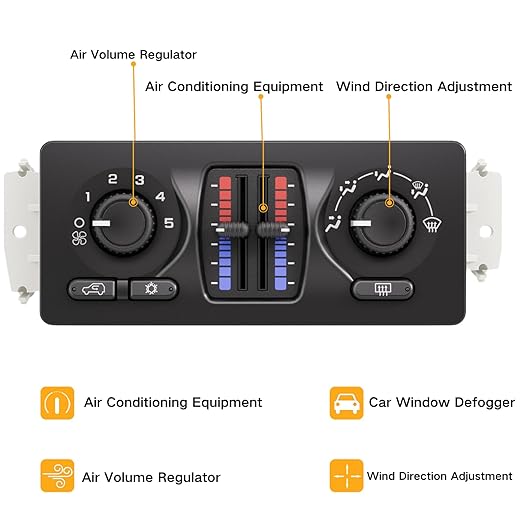 599-210XD AC Heater Climate Control Module Panel - Image 3