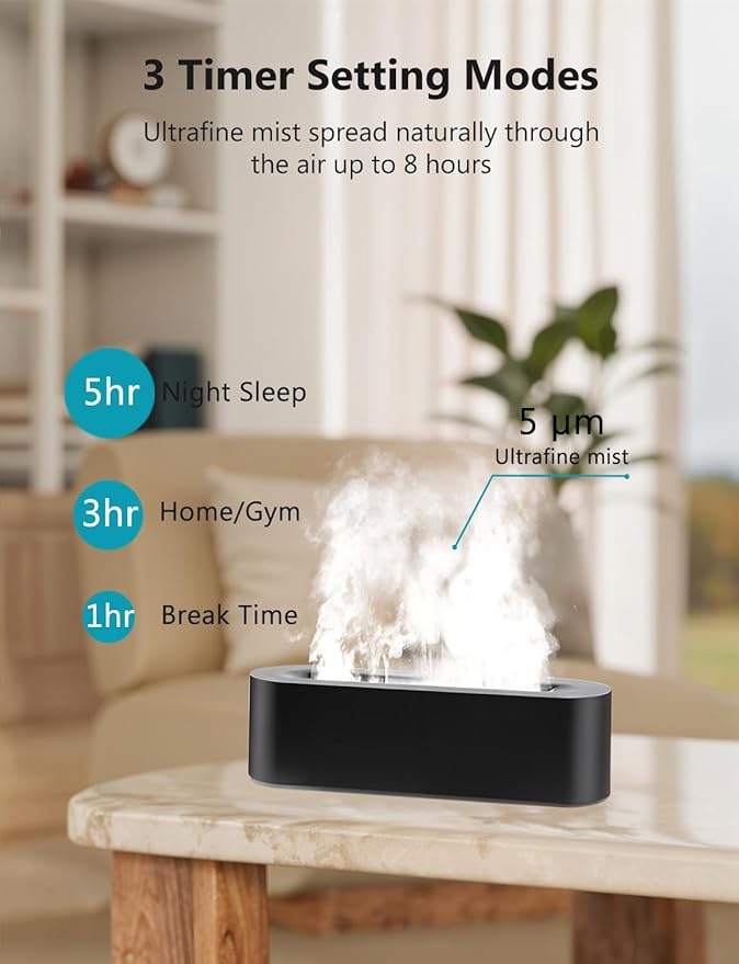 Flame Air Diffuser, Humidifier, Essential Oil Diffuser - Image 6