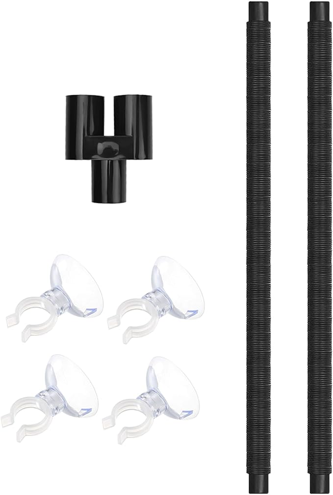 Accessories of AUAAQ's Reptile Humidifier, Including Dual Hose Nozzle, Two by AUAAQ