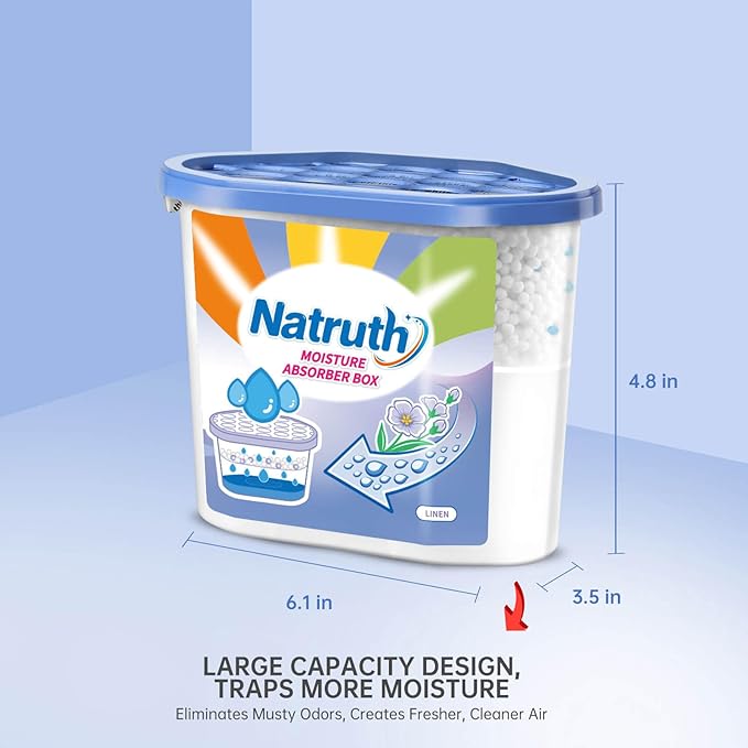 NATRUTH Fresh Linen Moisture Absorber（6 Pack）12.5 Oz, Humidity Absorber - Image 5