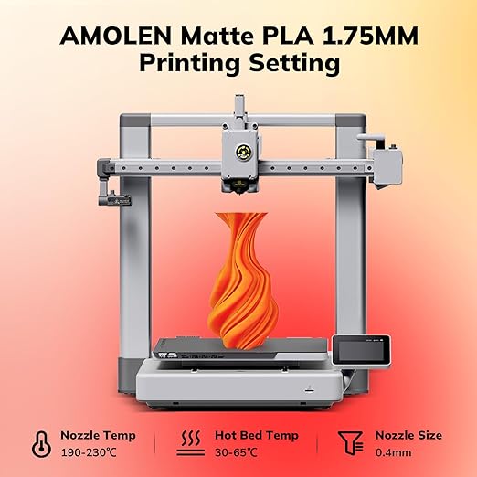 AMOLEN Matte PLA 3D Printer Filament - Image 5