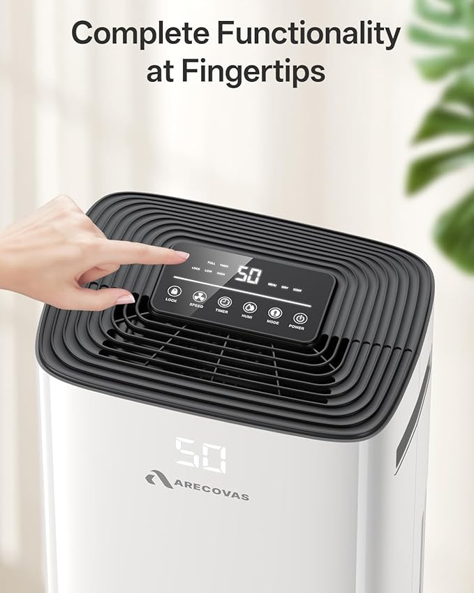 Dehumidifier for Basement, 52 Pints Dehumidifiers for Bedroom Bathroom Large - Image 4