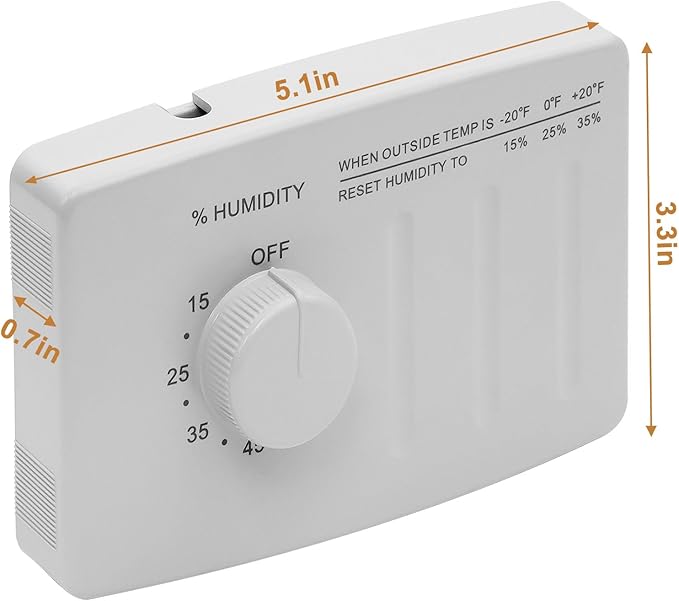 4655 Manual Digital Control Humidistat Will Close The Control Switch - Image 4