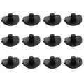 HJGarden 20pcs 3/4" Coved Stem Natural Bumper Glide Black Increased by HJGarden