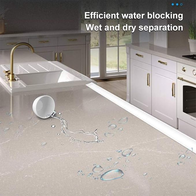 118 Inch Water Guard for Kitchen Sink，Silicone Rubber Kitchen Splash Guard - Image 8