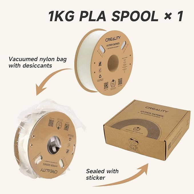 Official CREALITY Hyper PLA Filament 1.75mm, High Speed PLA 30-600mm/s 3D - Image 7