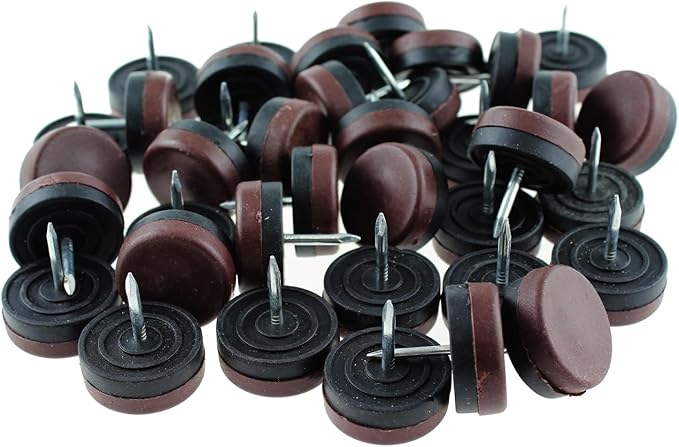50PCS Round Heavy Duty Nylon Furniture Pads Chair Leg Floor Protectors Premium by SQXBK