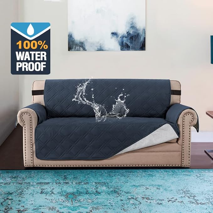 H.VERSAILTEX 100% Waterproof Sofa Slipcover Washable Loveseat Cover - Image 2