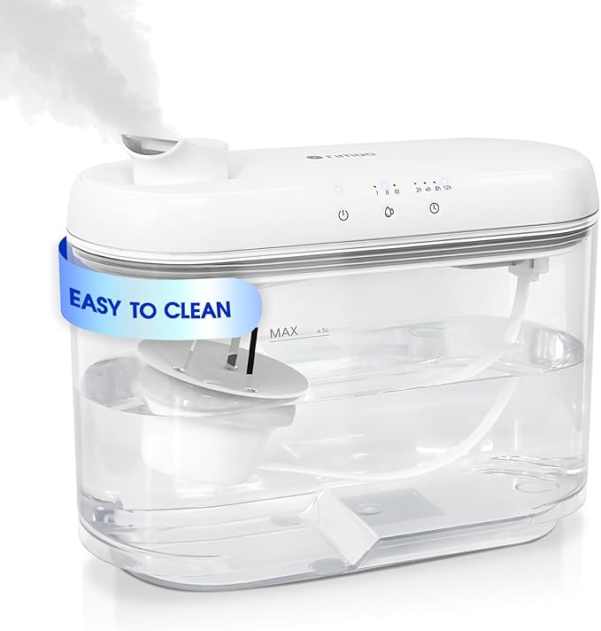 Top Fill Humidifiers for Bedroom Large Room, Super Easy Clean Humidifier by RIMOO