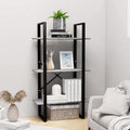 Grey 3-Tier Industrial Storage Shelf 11.8x23.6x41.3 in Matte Engineered Wood & by Unknown