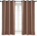 NICETOWN Small Window Blackout Curtain Panel Window Treatment Thermal Insulated by NICETOWN