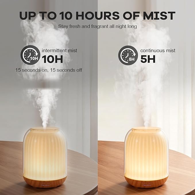 Essential Oil Diffuser with Night Lamp | 120ml USB Portable Aroma Diffuser with - Image 4