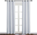 NICETOWN Cloud Grey Window Curtain and Drape, 1 Panel, 34 by 84, Easy Care by NICETOWN