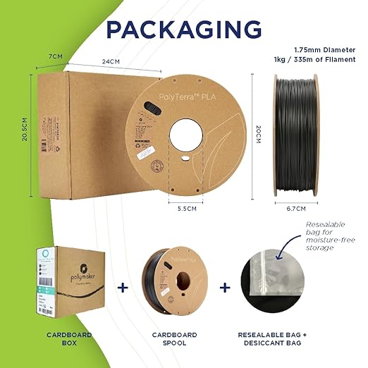 Polymaker Matte PLA Filament Sapphire Blue 1.75mm 1kg 3D Printing Filament - Image 8