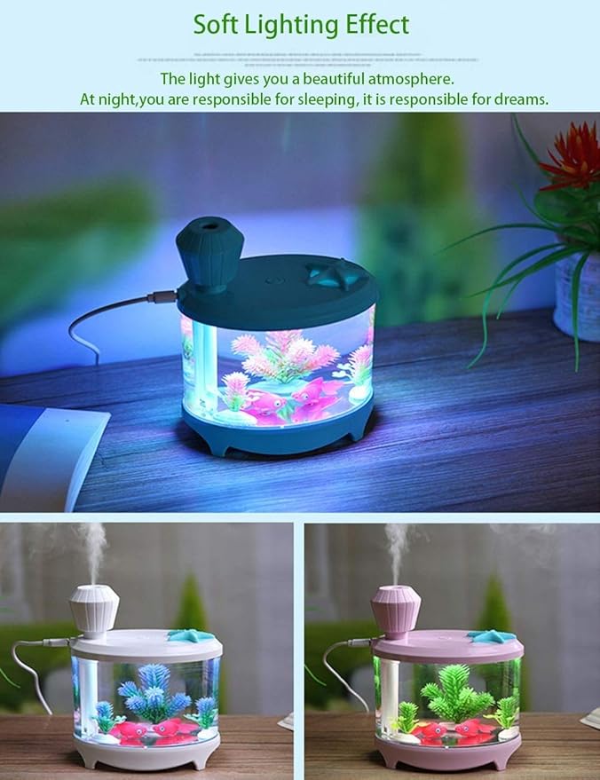 Portable Mini Humidifier, 460ml Cool Mist Small Humidifier, USB Quiet Operation - Image 3