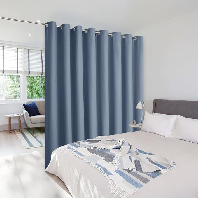NICETOWN Room Divider Curtain Screen Partitions, Extra Wide Room Partitions and by NICETOWN