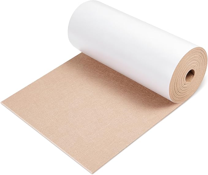 Large Felt Furniture Pads 8 x 60 Inch Non Slip Self Adhesive Heavy Duty by Fullhawl