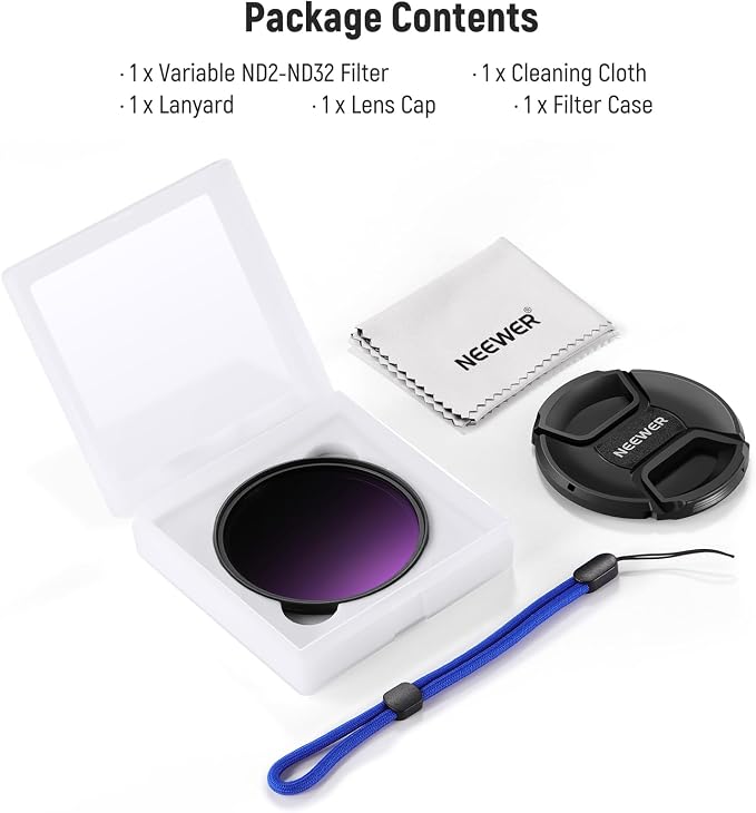 NEEWER 72mm ND2-32 Variable ND Filter - Image 9