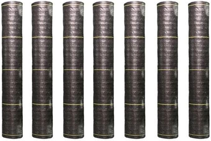 Dewitt 7-Pack Sunbelt Weed Barrier Fabric 3.2 oz, 4 x 300 Feet – Heavy-Duty by DeWitt