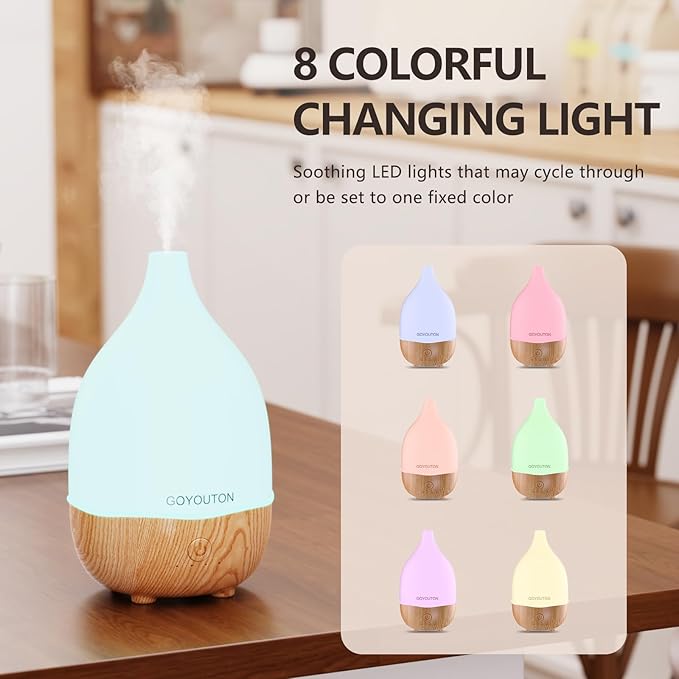 Essential Oil Diffuser, 200ml Small Aromatherapy Diffuser - Image 5