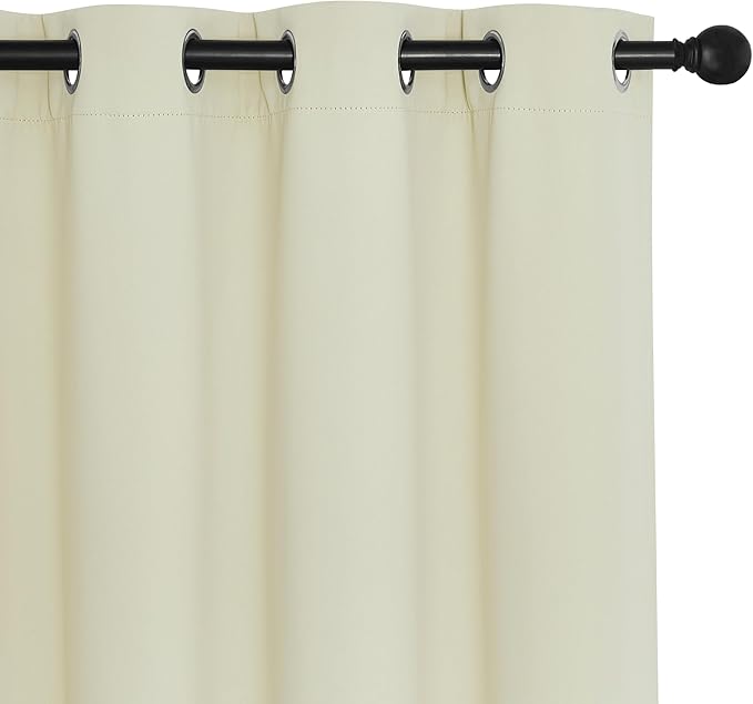 NICETOWN Room Divider Curtain 132 Inches Long, Wide Blackout Sliding Door - Image 7