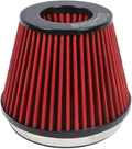 KYOSTAR Universal 6" High-Flow Air Filter, Reusable Cone Cold Air Intake by Kyostar