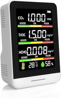 Air Quality Monitor Indoor, 8-in-1 Smart Air Quality Tester by Unknown