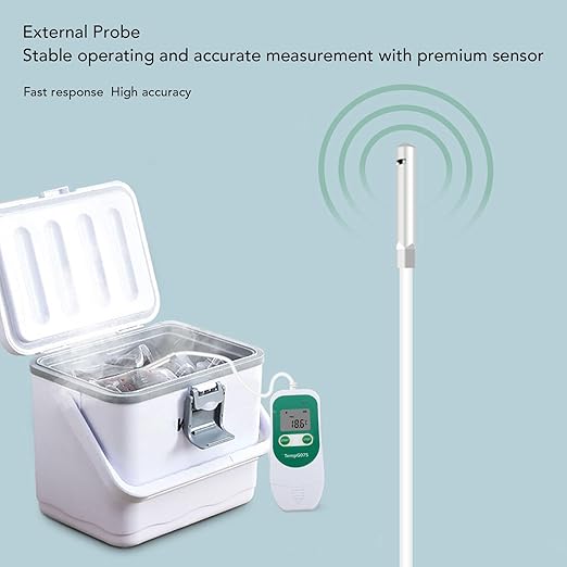 TOPINCN Digital Temperature Humidity Data Logger, USB Temperature Humidity Data - Image 3