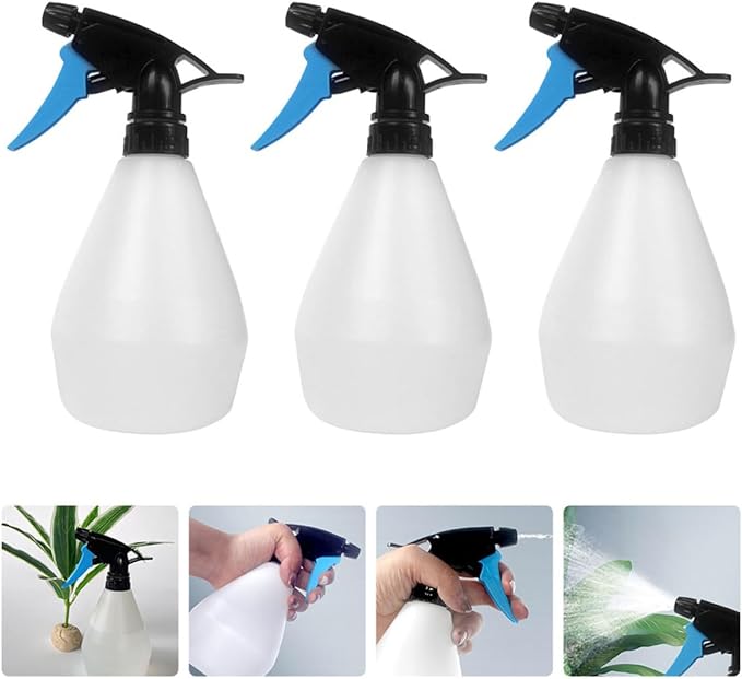 Toyvian 3pcs 500ml Portable Press-Type Garden Sprayers Humidifier Watering Cans - Image 9