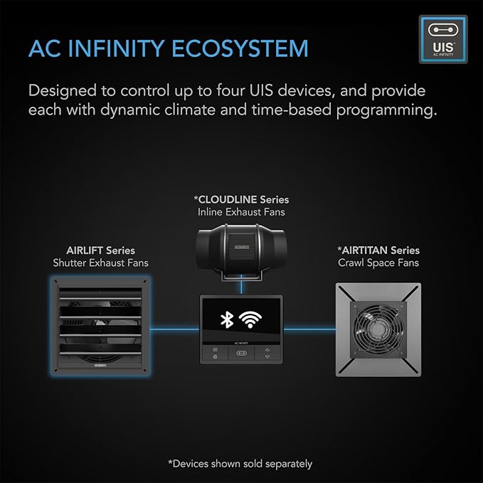 AC Infinity AIRLIFT T14, Shutter Exhaust Fan 14" - Image 5