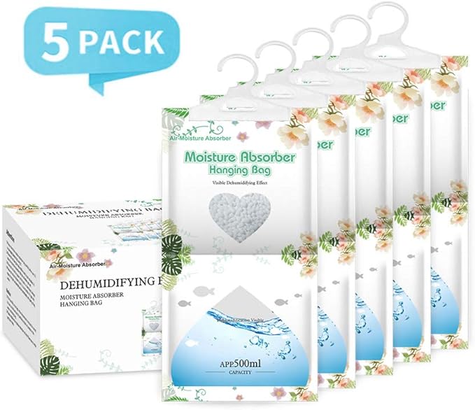 CANAGER Hanging Moisture Absorber, Hanging Dehumidifier Bags - Image 2